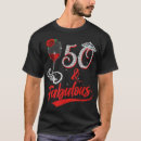 Search for 50th birthday queen tshirts Rose