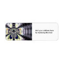 Search for fractal return address labels Black