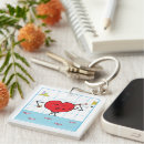Search for whimsical heart key rings Cute