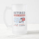 Search for retirement beer glasses Retired postal worker