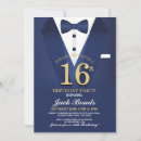 Search for boys sweet 16 invitations 16th