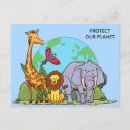 Search for lion illustration postcards Green