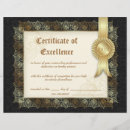 Search for certificates of excellence School