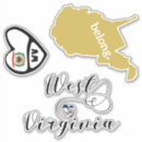 Search for state of virginia stickers West virginia flag