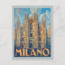 Search for italian cities postcards Milan