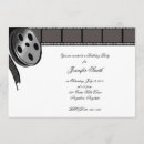 Search for black and white movie invitations Film strip