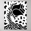 Search for black white geometric flowers art Abstract