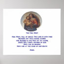 Search for hail mary prayer posters God