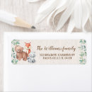 Search for cute animal return address labels Forest animals