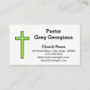 Search for clergy business cards Pastor