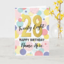 Search for 28th birthday cards For her