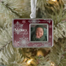 Search for silver baby first christmas tree decorations Typography