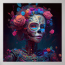 Search for day of the dead woman art Halloween