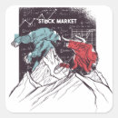 Search for bull and bear stickers Stock market