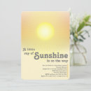Search for rays of sun invitations Gender neutral