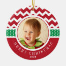 Search for chevron christmas tree decorations Red and green