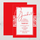 Search for red damask invitations Elegant