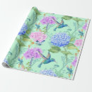 Search for blue hydrangea wrapping paper Pink