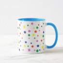 Search for red and white polka dot mugs Green