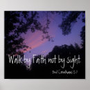 Search for walk by faith posters Christian