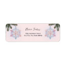 Search for winter wonderland return address labels Gender neutral