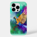 Search for colourful parrots iphone cases Watercolor