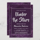 Search for movie star party invitations Under the stars