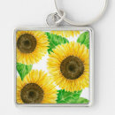 Search for summer square key rings Sunflower
