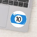 Search for pool ball ten stickers Billiard