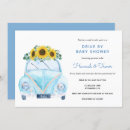 Search for car baby boy shower invitations Drive through
