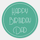 Search for birthday dad stickers Green