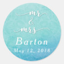 Search for blue teal stickers Bride and groom
