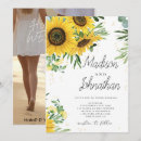 Search for sunflower burgundy rose invitations Modern