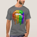 Search for lip biting tshirts Rainbow