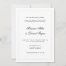 Search for modern calligraphy wedding invitations Black and white