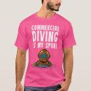Search for commercial diver tshirts Deep sea