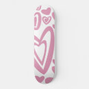 Search for pink love heart skateboards Pattern