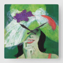 Search for vintage woman clocks Flowers