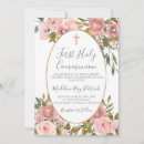 Search for pink first communion invitations Holy