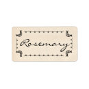 Search for herbs return address labels Rosemary