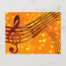 Search for music postcards Treble clef