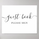 Search for wedding guest books Black and white