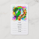 Search for exotic bird business cards Animal