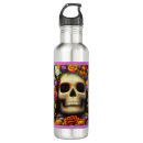 Search for day of the dead water bottles Dia de los muertos