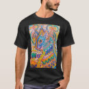 Search for psychedelic cat tshirts Louis wain