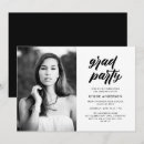 Search for graduate invitations Black and white