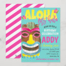 Search for hula birthday invitations Aloha