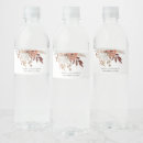 Search for wedding water bottle labels Flowers