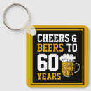 Search for funny 60th birthday key rings 60 years old