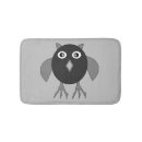 Search for owl bath mats Scary